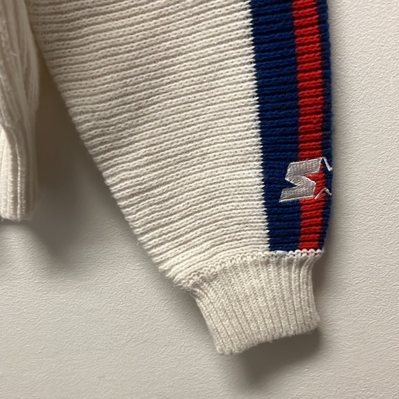 Vintage STARTER Montreal Expos Knit Sweater Crewneck - Picture 5 of 10